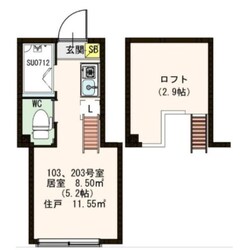 セラ上池袋の物件間取画像